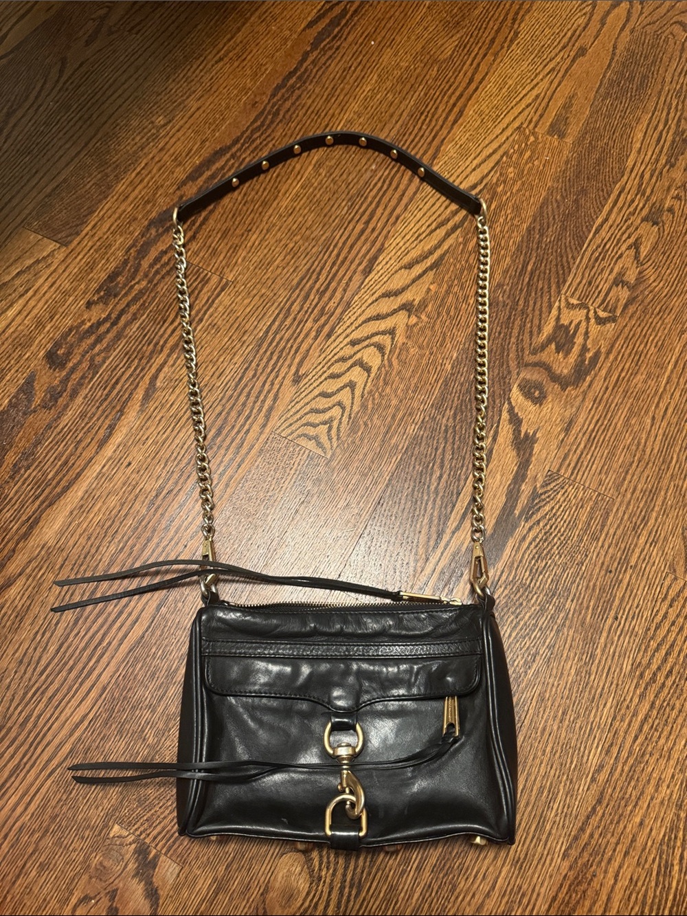 Rebecca Minkoff Mini MAC Convertible Crossbody Detachable Chain Strap